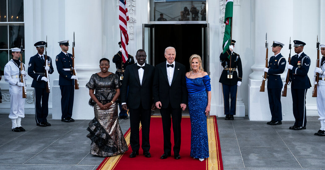 At the Kenya State Dinner, Jill Biden Is True Blue – Beragampengetahuan