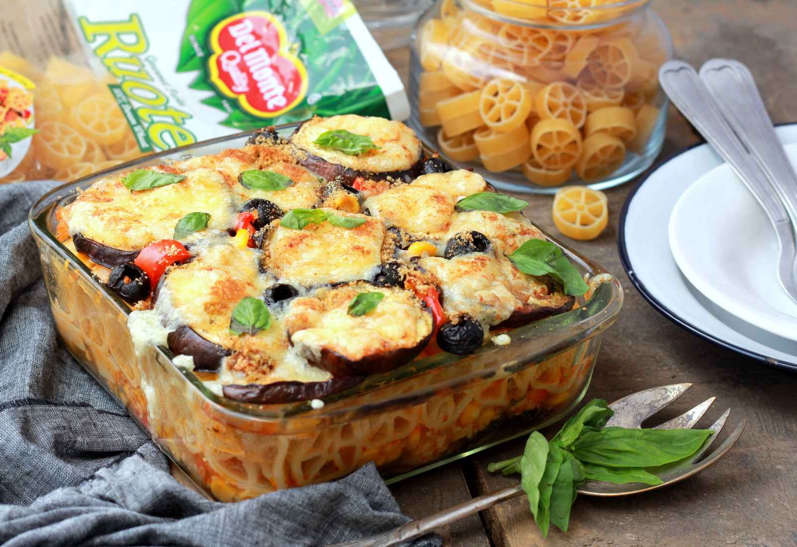Ruote Pasta & Eggplant Gratin Recipe by beragampengetahuan – Beragampengetahuan