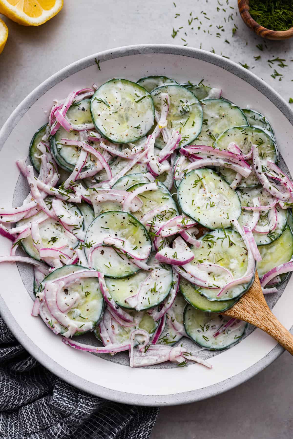 Creamy Cucumber Salad Recipe | The Recipe Critic – Beragampengetahuan