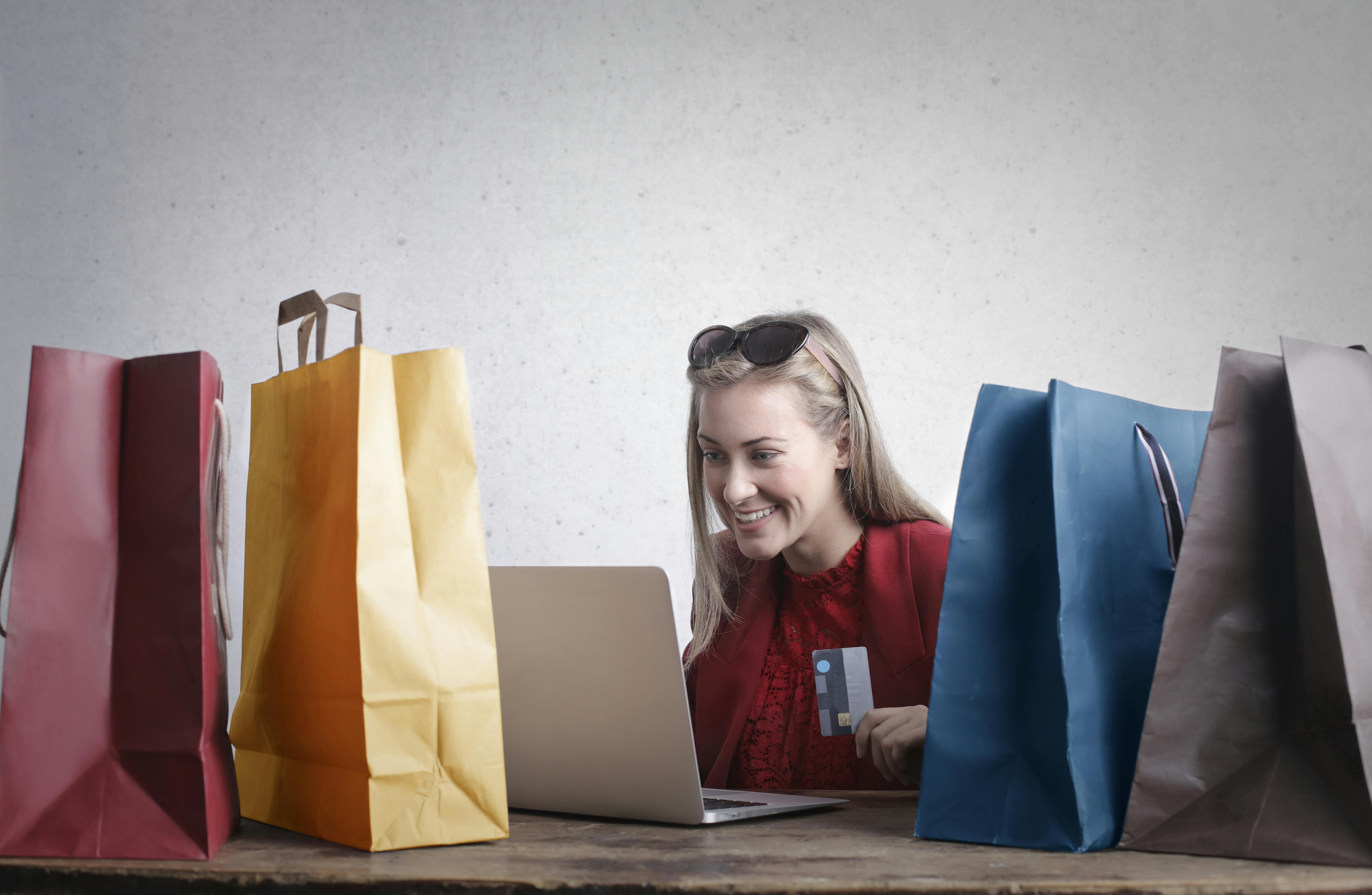 pexels photo 3769747.jpeg?cs=srgb&dl=pexels andrea piacquadio 3769747 Happy women shopping online at home