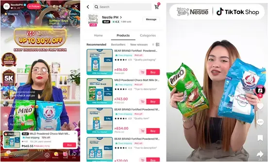 Nestlé on TikTok Shop