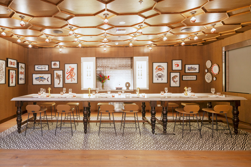 Bistrot Bisou has a semi-private dining room for event hire