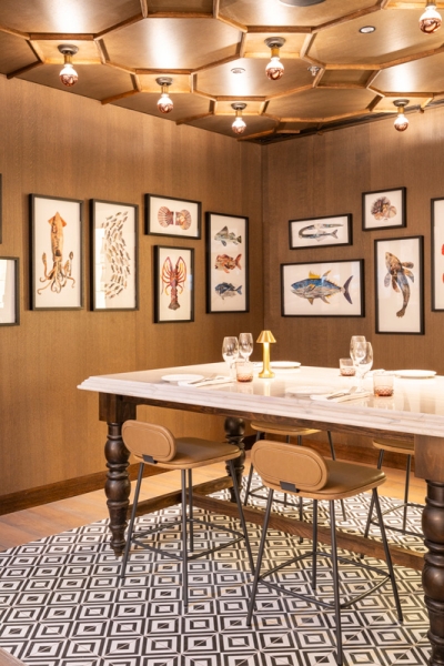 Bistrot Bisou has a semi-private dining room for event hire