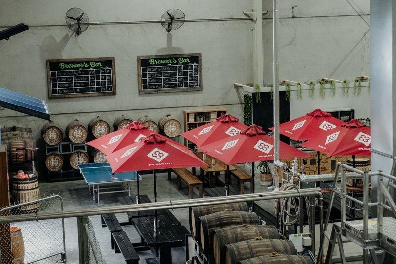 The Craft & Co Preston in an industrial wedding venue