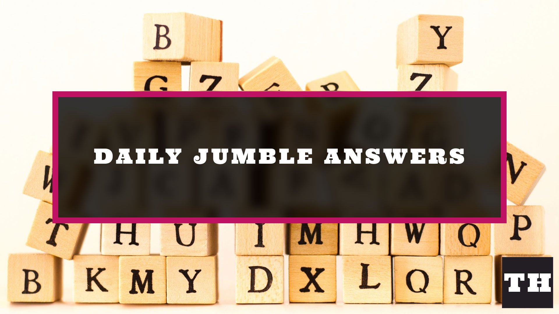 Jawaban Jumble 6/9/24 – 9 Juni 2024

 – Beragampengetahuan