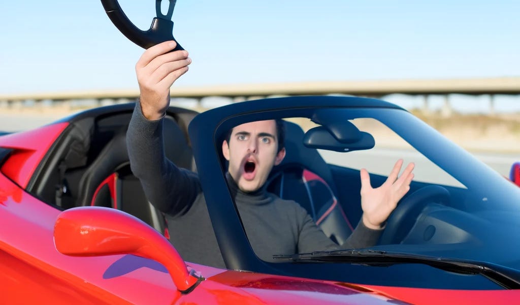 Roda kemudi mobil sport manusia rusak

 – Beragampengetahuan