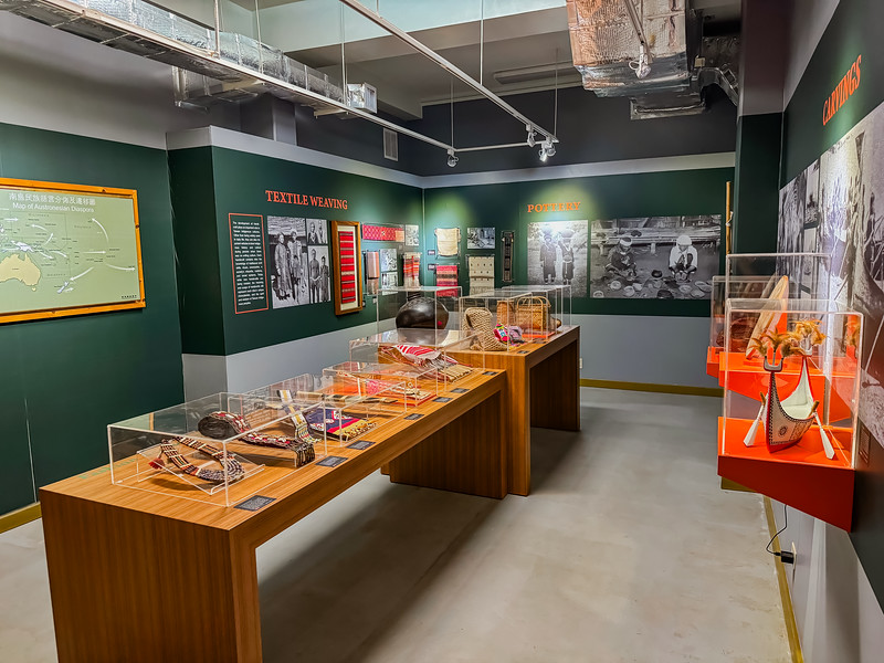 Displays at Belau National Museum in Koror, Palau