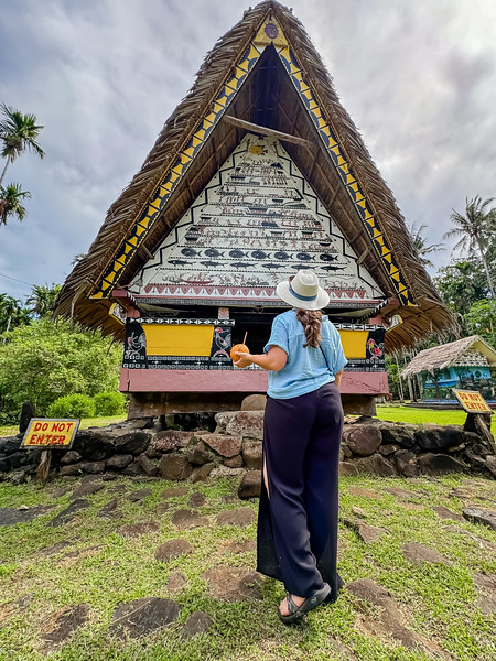 Lina Stock at the Airai Bai in Palau
