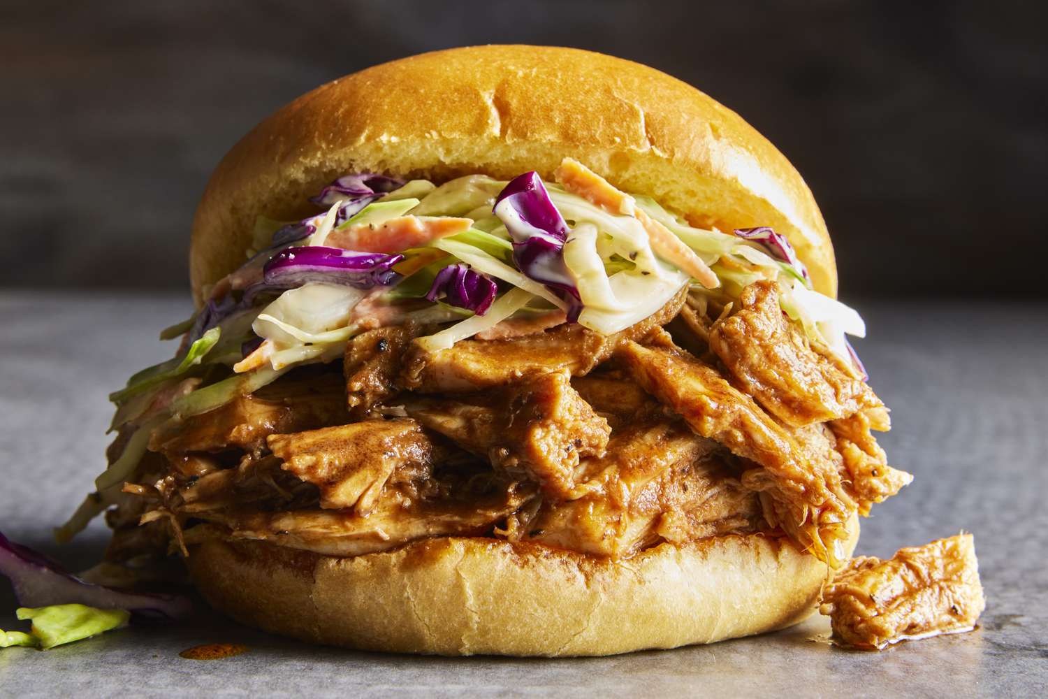 Sandwich Ayam Barbekyu yang Menarik