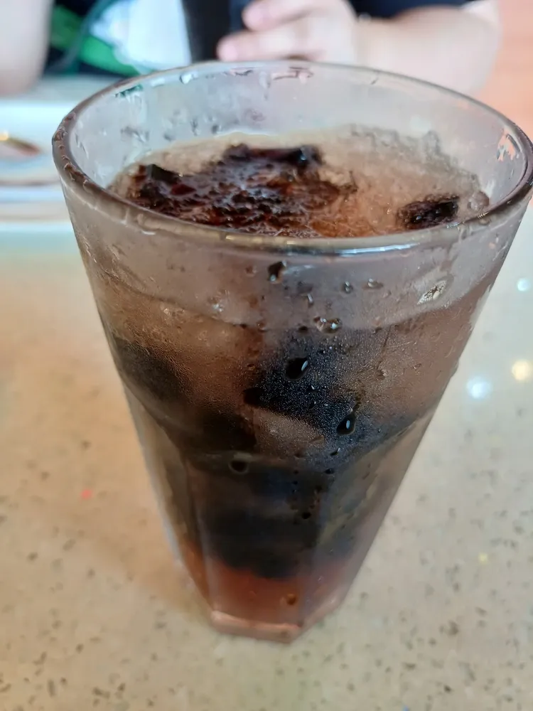 Gulaman hitam di kedai teh David