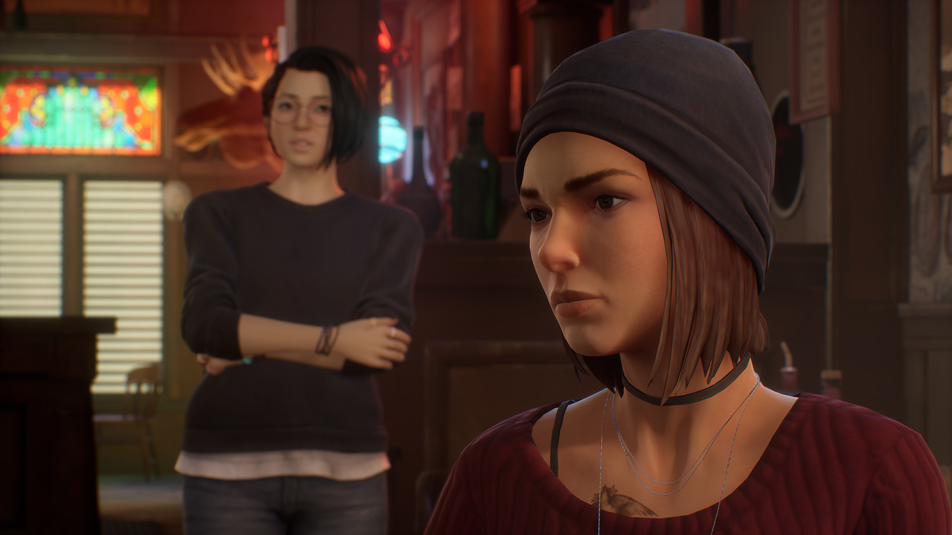 Alex Chen in the background in Life is Strange True Colors