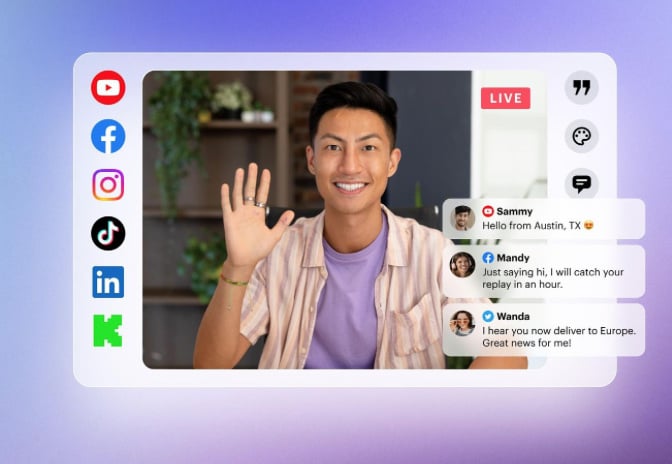 Buat dan terhubung melalui video langsung

 – Beragampengetahuan