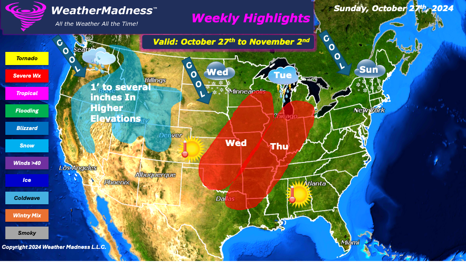 Weather Madness – Sorotan Mingguan 27 Oktober hingga 2 November – beragampengetahuan – Cuaca sepanjang waktu!

 – Beragampengetahuan
