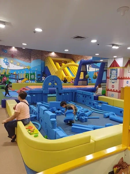 Giant blocks at Kidzooona Robinsons Galleria