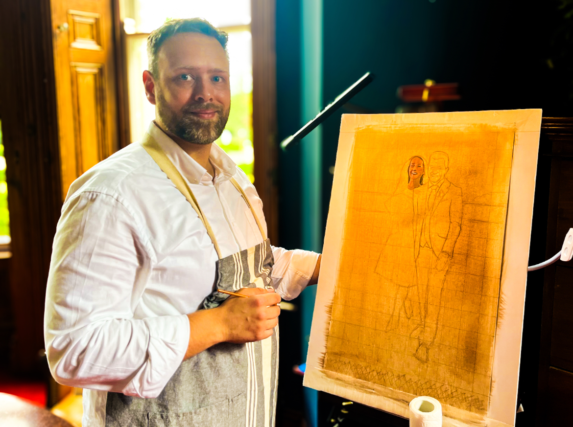 Ilustrator berbakat mengabadikan kisah cinta unik Anda di pernikahan Anda

 – Beragampengetahuan