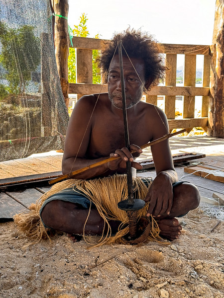 Making of shell money in Langa Langa Lagoon, Malaita, Solomon Islands