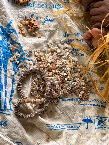 Making of shell money in Langa Langa Lagoon, Malaita, Solomon Islands