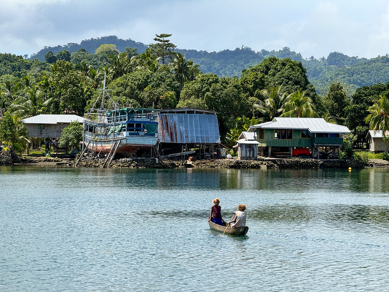 Huge wooden ships built in Langa Langa Lagoon, Malaita, Solomon Islands