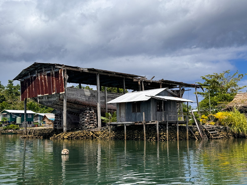 Huge wooden ships built in Langa Langa Lagoon, Malaita, Solomon Islands