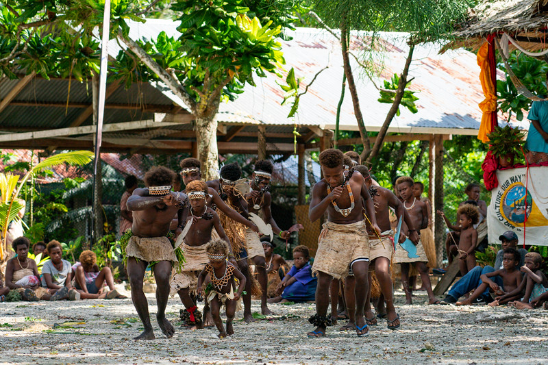 Dancers at the Shell Money Festival in Busu Village, Langa Langa Lagoon, Malaita, Solomon Islands