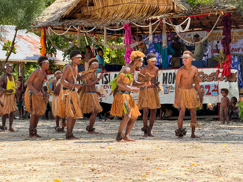 Dancers at the Shell Money Festival in Busu Village, Langa Langa Lagoon, Malaita, Solomon Islands