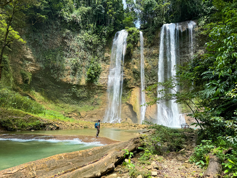 Approaching Tenaru Falls in the Solomon Islands