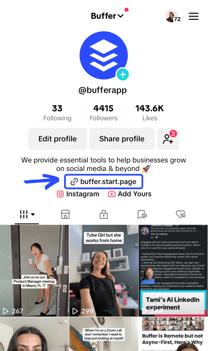 Bagaimana cara menambahkan tautan ke bio TikTok Anda