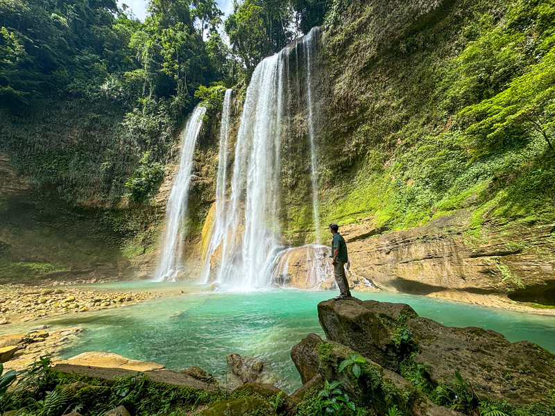 David Stock at Tenaru Falls in the Solomon Islands
