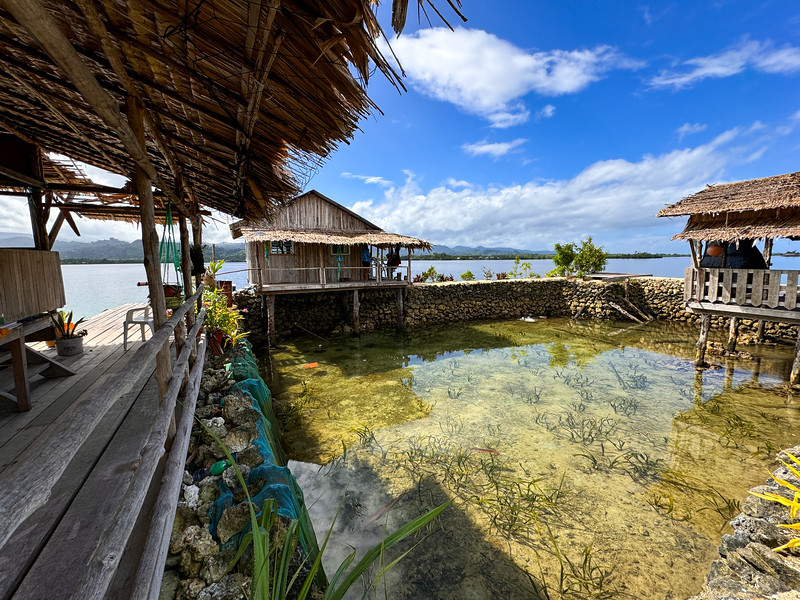 Inside look at an artificial islands in the Langa Langa Lagood, Malaita, Solomon Islands