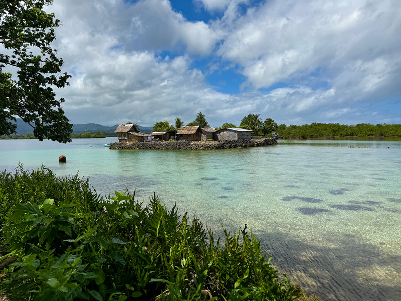 Artificial islands in Langa Langa Lagood, Malaita, Solomon Islands