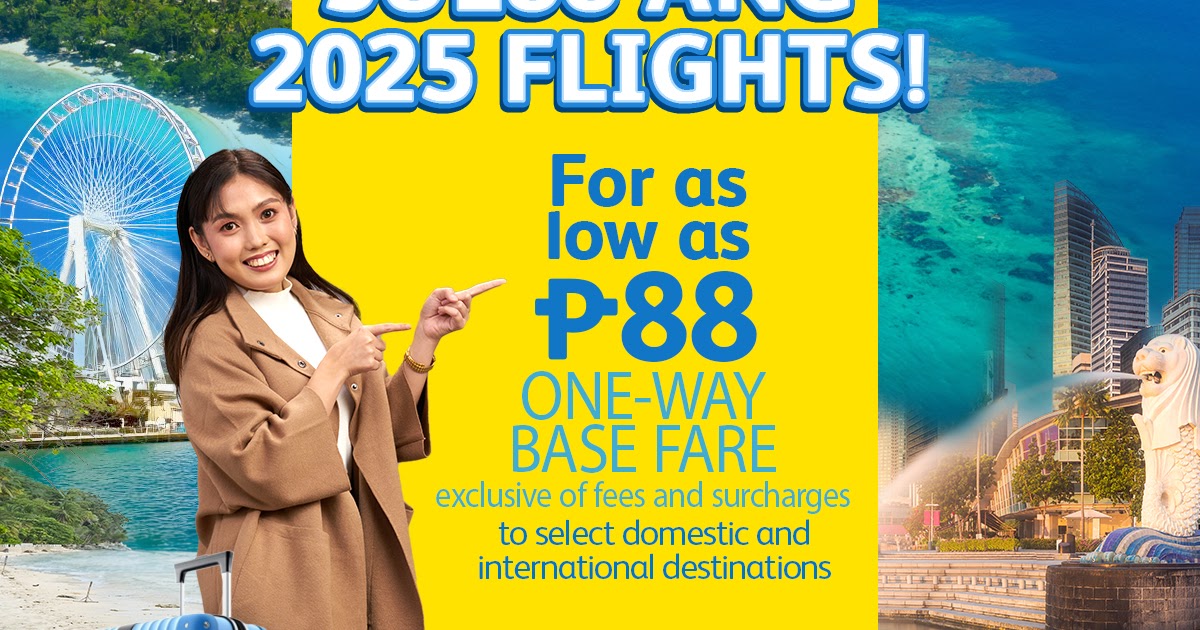 Cebu Pacific meluncurkan Promosi 12.12 Kursi: Penerbangan 2025 yang terjangkau untuk setiap pelancong

 – Beragampengetahuan