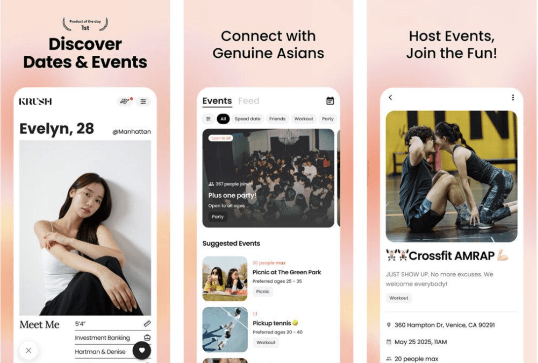 KRUSH, Aplikasi Kencan Global untuk Orang Asia, Mendapatkan Investasi Awal dari Mashup Ventures – beragampengetahuan

 – Beragampengetahuan