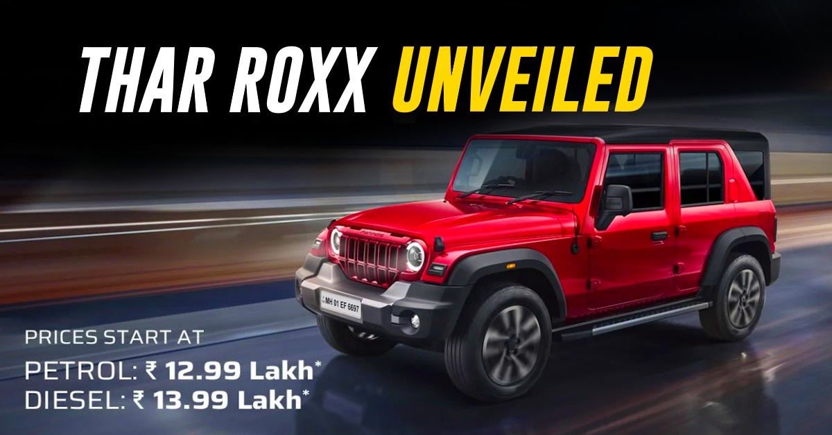 Mahindra Thar ROXX dibanderol dengan harga Rs. 129,9 juta

 – Beragampengetahuan