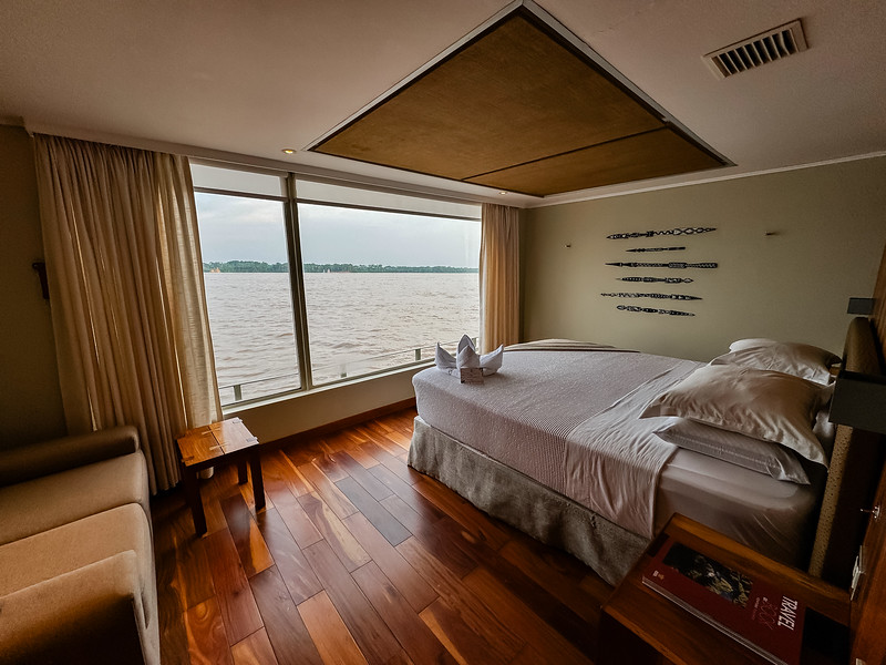 Suite on Delfin III Amazon river cruise in Iquitos, Peru