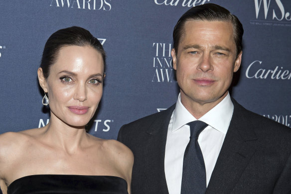 Angelina Jolie and Brad Pitt in November 2015.
