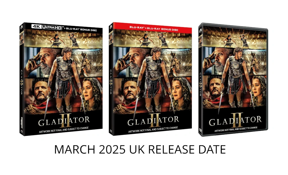 Gladiator II 4K Uhd, Blu -Ray dan DVD
