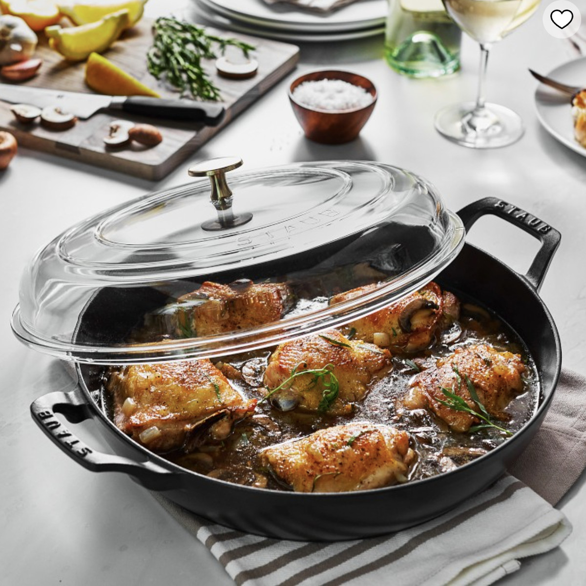 Staub Enameled Cast-Iron All Braiser (3,5 liter).