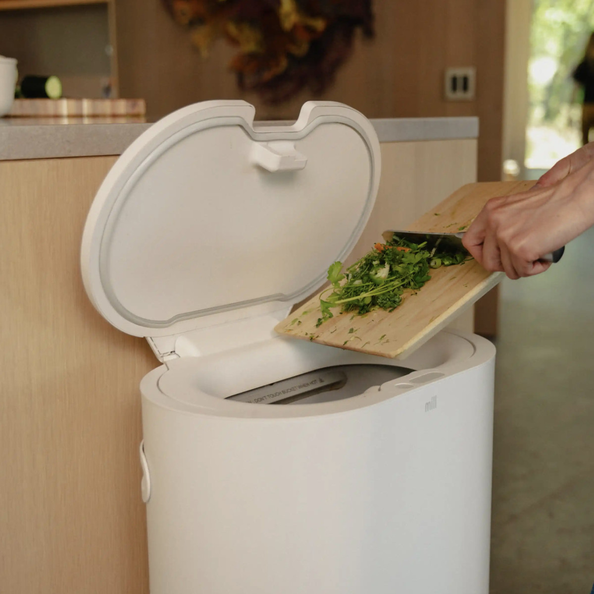 Recycler makanan pabrik daging radping.