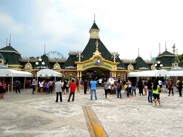 At the entrance of Enchanted Kingdom