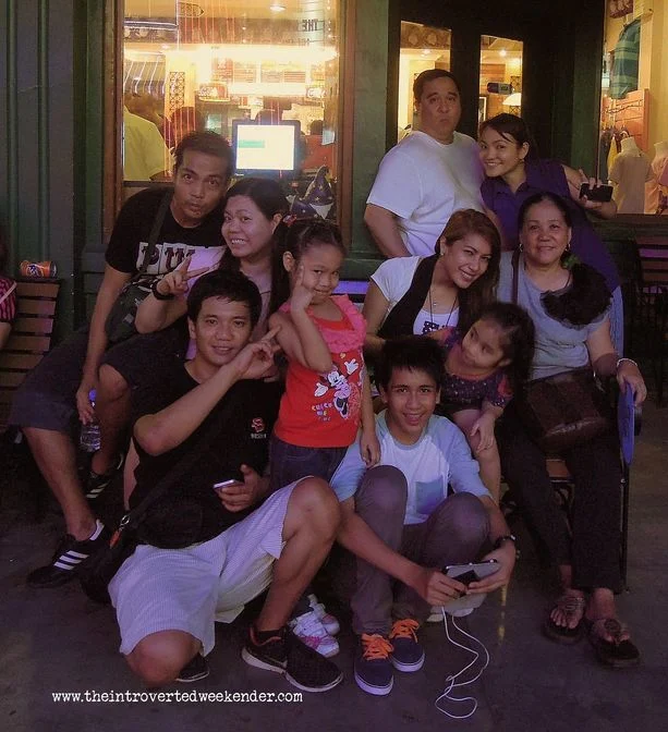 Family photo at Enchanted Kingdom