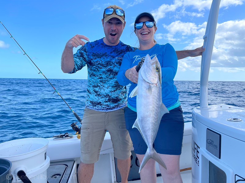 Lina and David Stock fishing in the Florida Keys