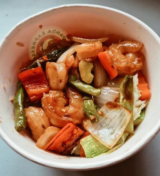 Pengiriman mangkuk harian udang dari panda express