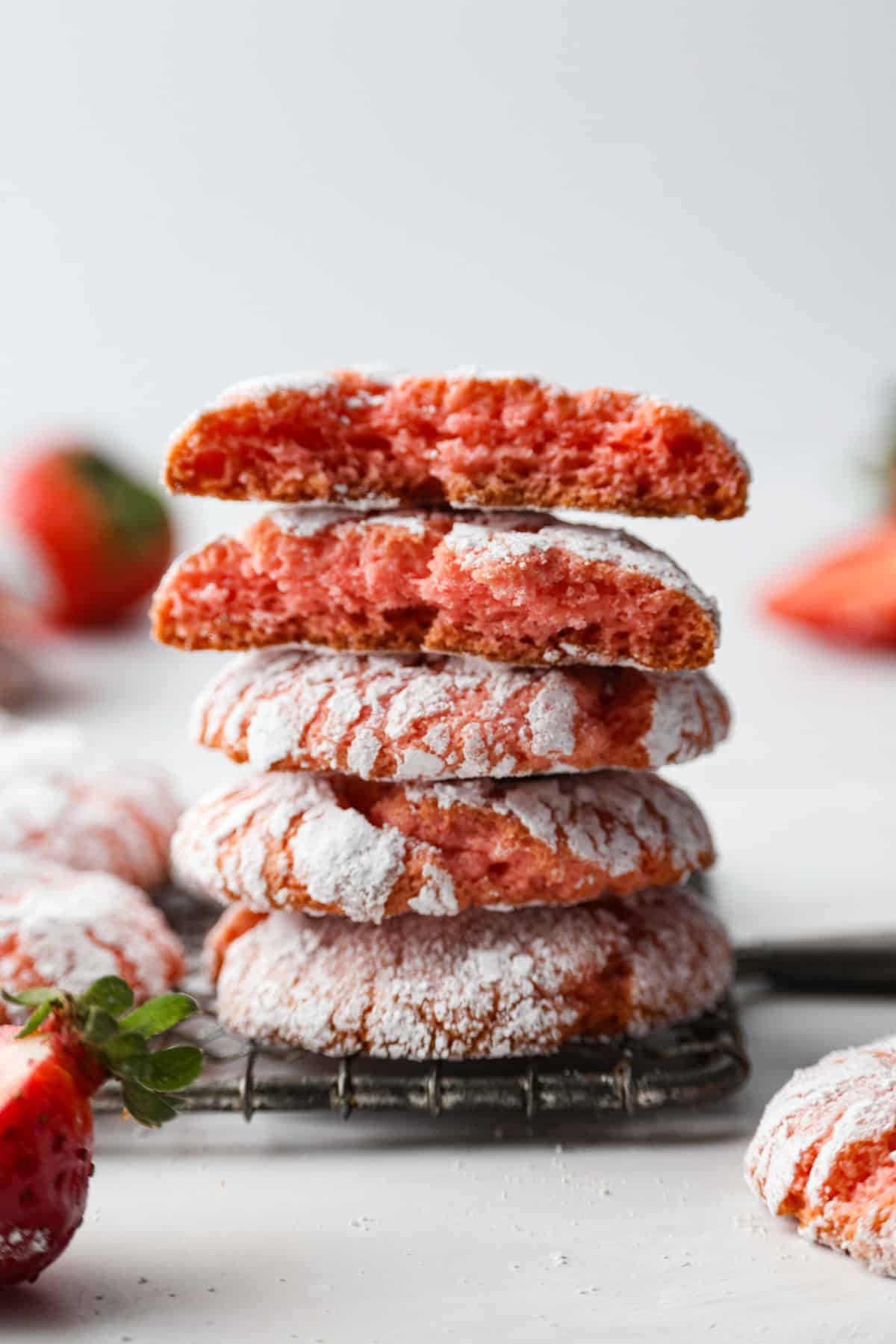 Strawberry Crinkle Cookies | The Recipe Critic – Beragampengetahuan