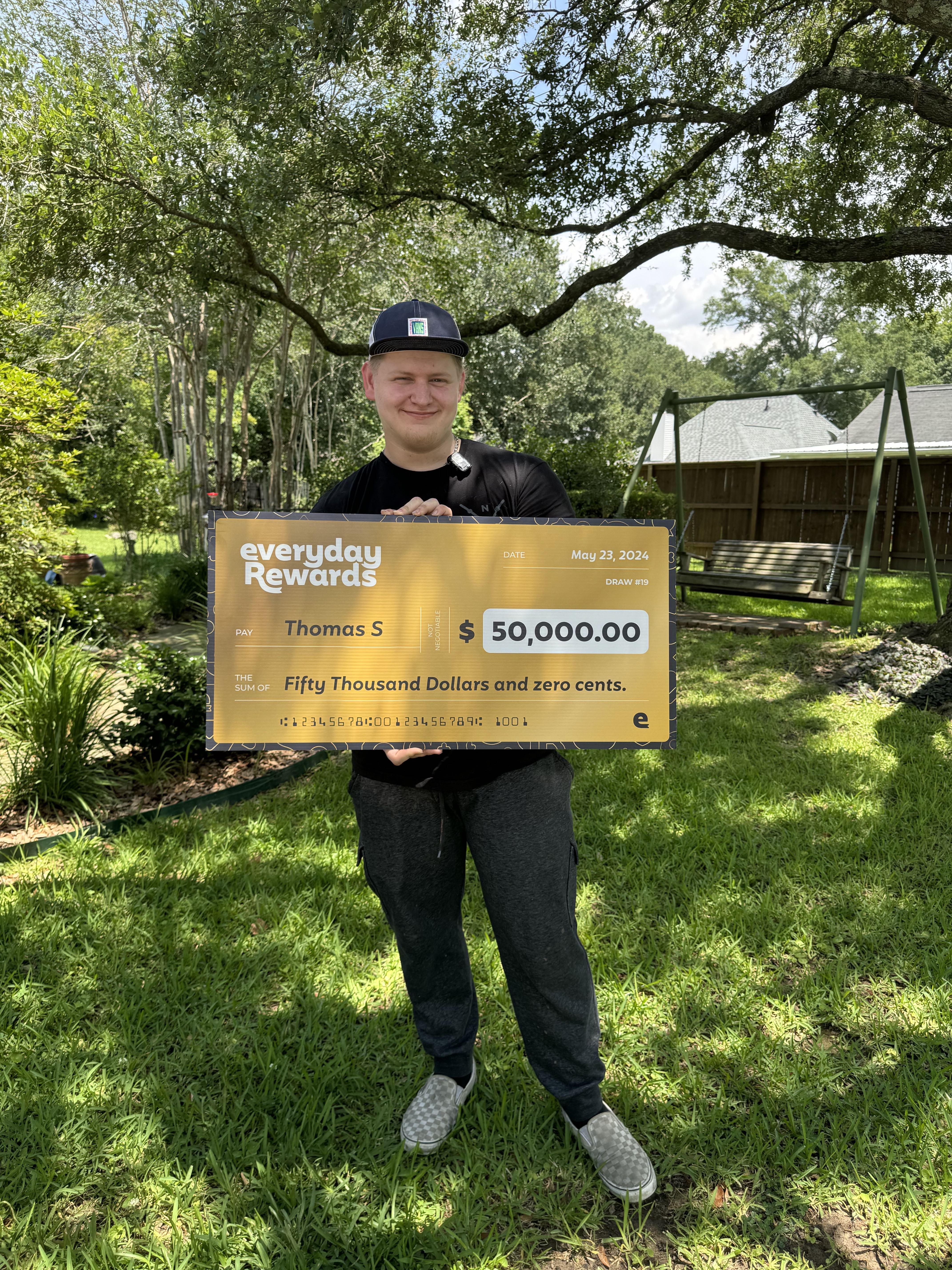 Memiliki kesempatan untuk memenangkan $ 50.000 secara real time Thomas