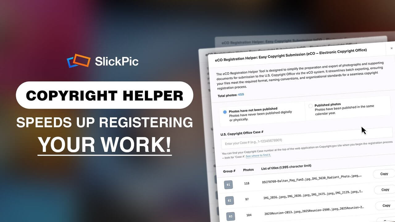 Fitur baru Slickpic memungkinkan Anda melindungi pekerjaan Anda

 – Beragampengetahuan