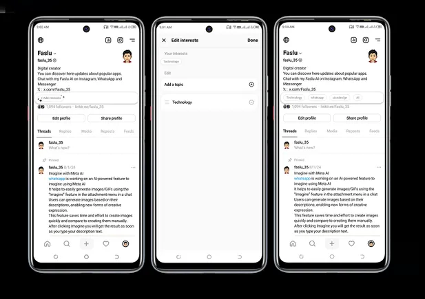 Tes “Bunga” Threads Tes di Profil Pengguna

 – Beragampengetahuan