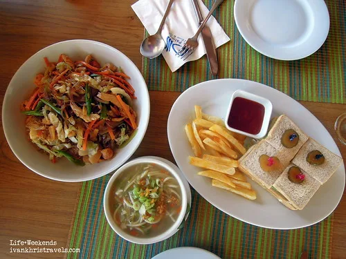 Makanan ringan di resor dan pusat spa Dos Palmas