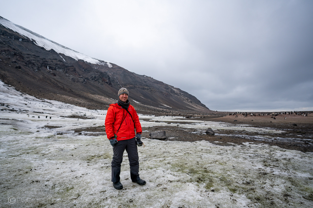 David Stock at Franklin Island, Ross Sea Antarctica