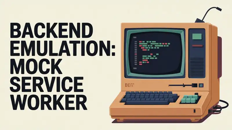Gunakan pekerja layanan simulasi tanpa perlu pengembangan backend front-end

 – Beragampengetahuan