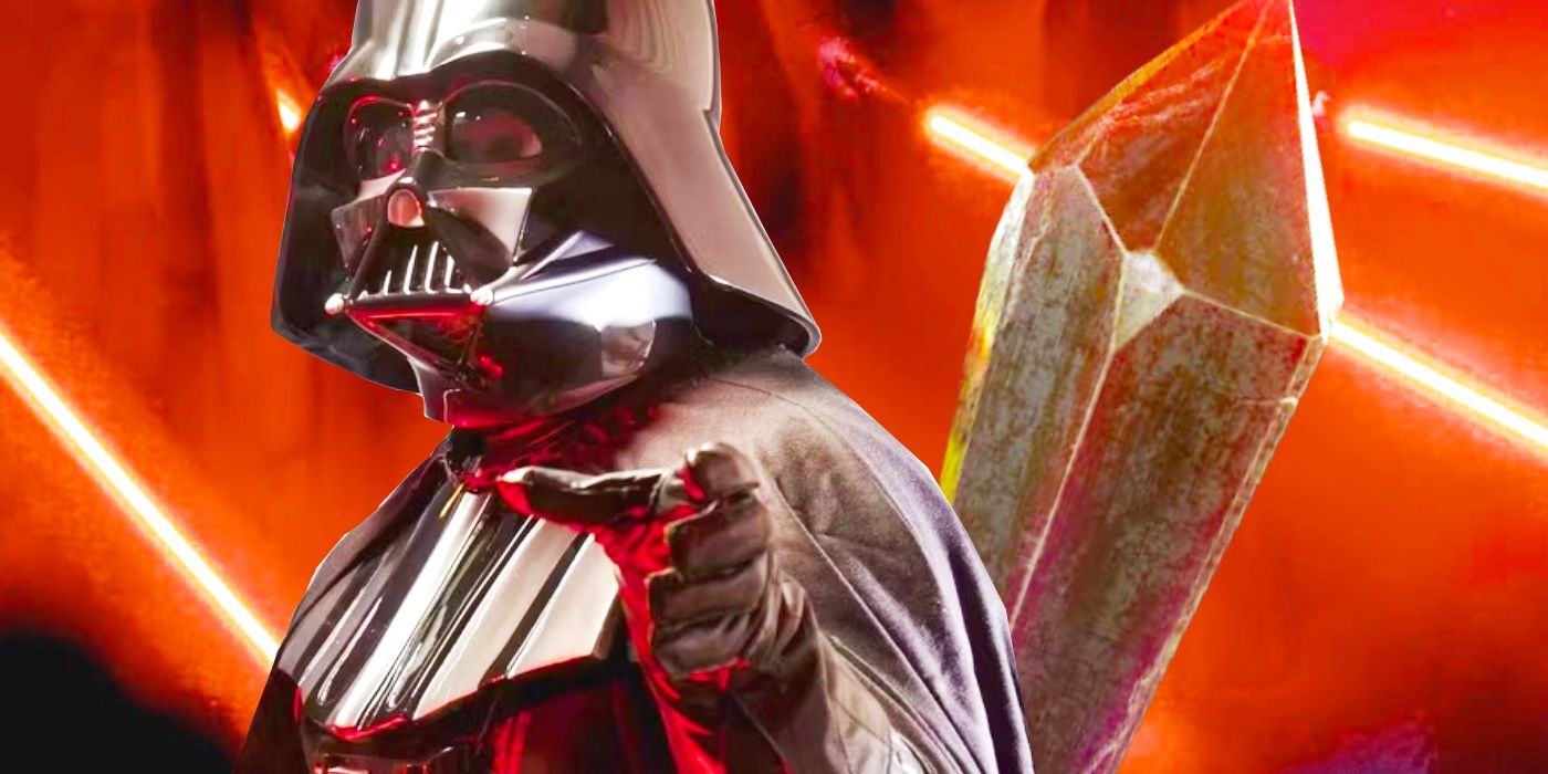 Sith Lord Red Lightsaber dan Kemper Crystal